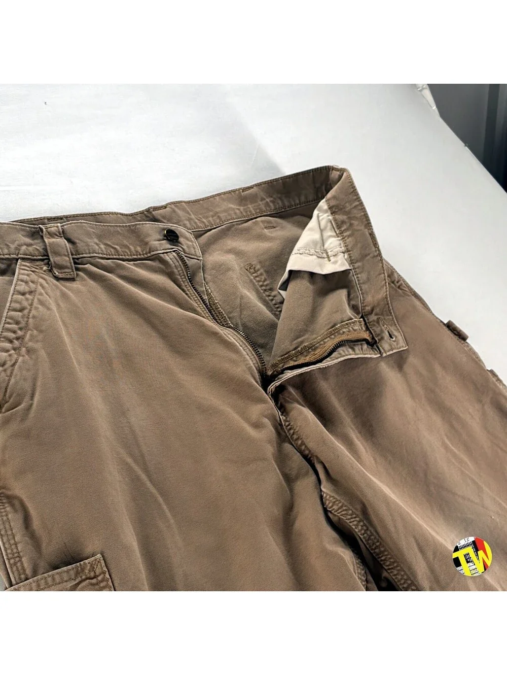 Carhartt B147 Work Shorts Duck Canvas Carpenter Utility